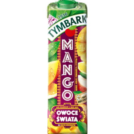 Tymbark Owoce Świata Napój wieloowocowy mango 1 l